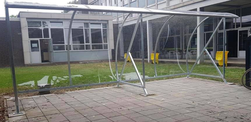 Aanbieding BF1000 4 Overdekte fietsenstalling BF1000 verzinkt Eigen gekozen formaat 0
