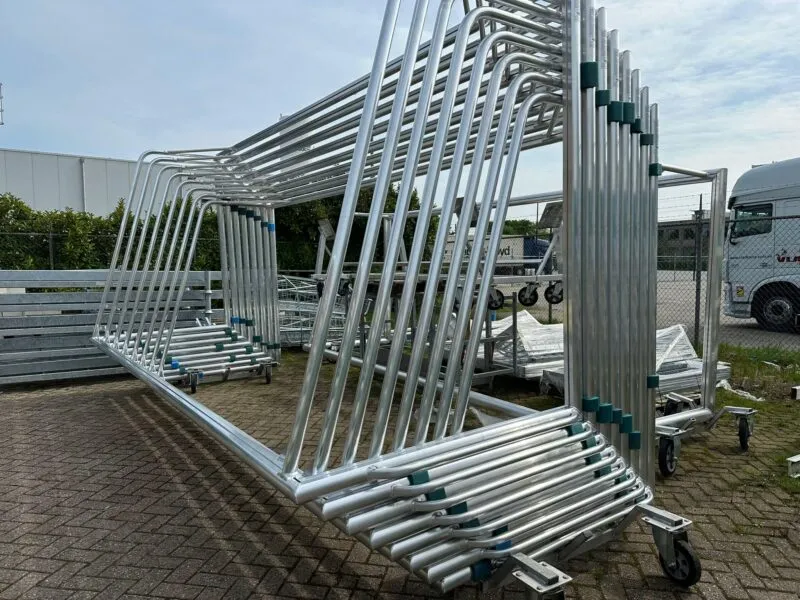Verplaatsbare aluminium voetbaldoelen