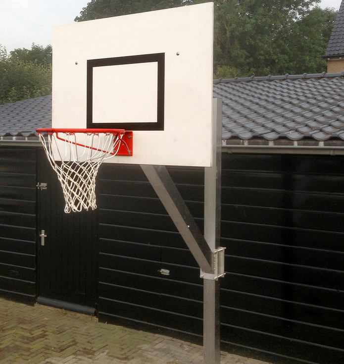 Basketbalpaal kopen? 3 basketbalpaal van rvs in hoogte vestelbaar i Eigen gekozen formaat 1