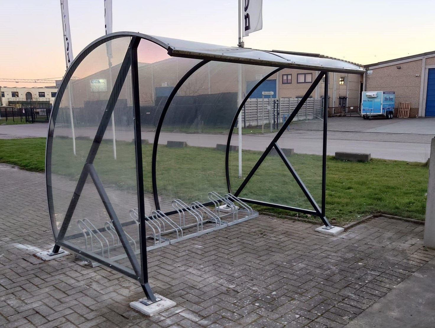 Fietsoverkapping BF1000 3 fietsoverkapping 3 meter Eigen gekozen formaat 0