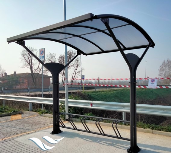 Klein maar Fijn: Onze fietsoverkapping Delta 3 fietsoverkapping Delta ral9005