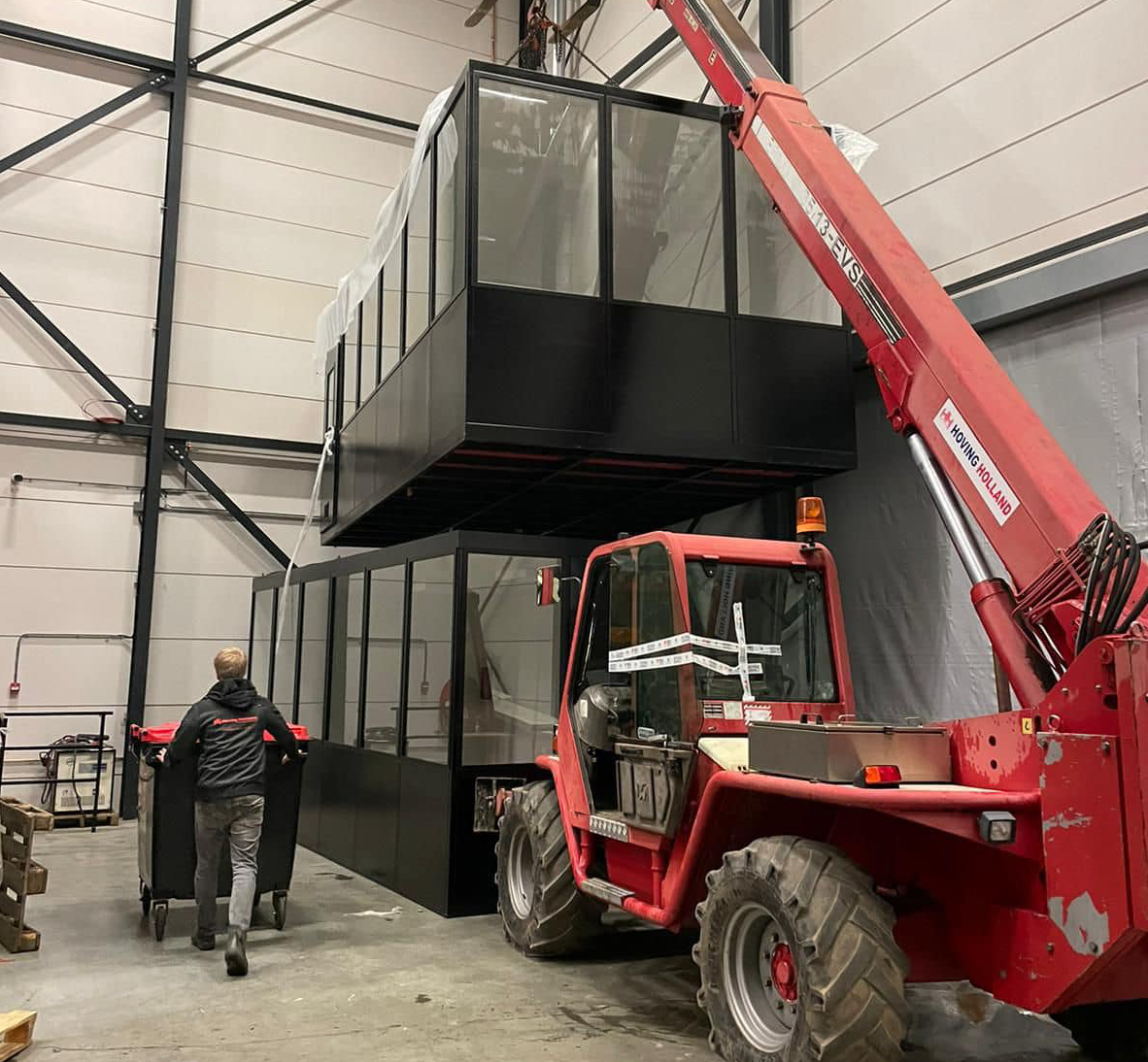 Kantoorunits 2 kantoorunit tweelaags installatie Eigen gekozen formaat 0