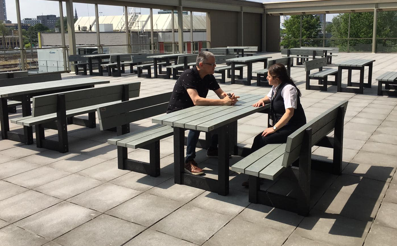 Kunststof picknicksets en picknicktafels 4 kunststof picknicktafel Eigen gekozen formaat 0