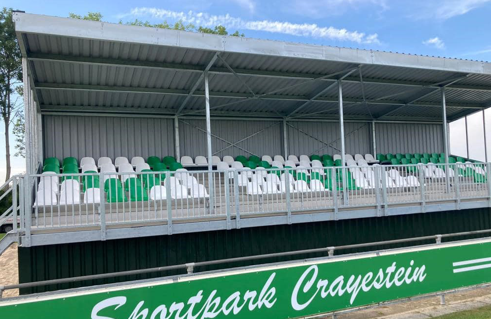 Tribunebouw 4 overdekte tribune Live Eigen gekozen formaat 0