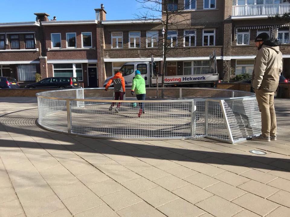 Pannakooien en voetbalkooien 4 pannaveld diameter 6 meter