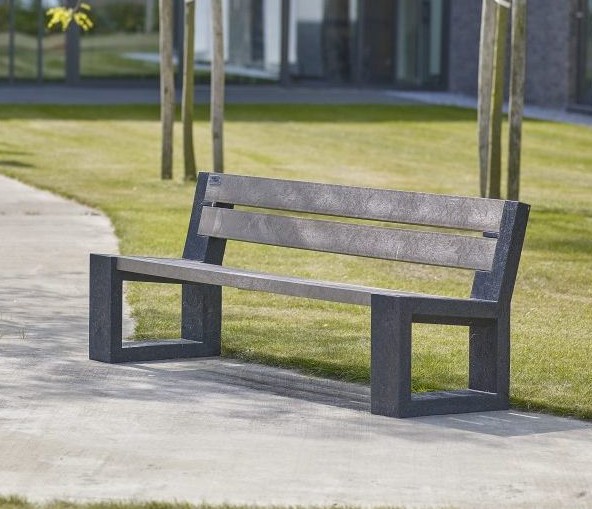 Duurzaam en stijlvol: kunststof parkbanken van Govaplast 3 parkbank