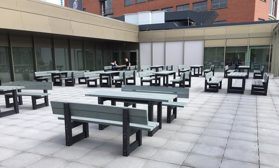 Kunststof straatmeubilar 2 picknickset Londen Eigen gekozen formaat 0 1