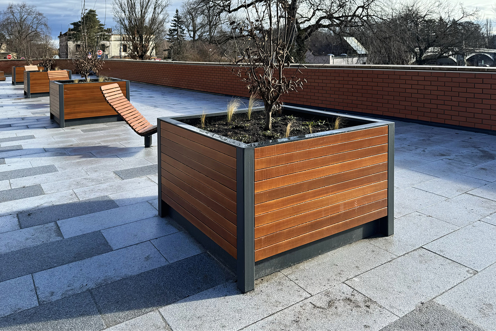 Plantenbakken voor buiten 3 plantenbak groot model Cimi