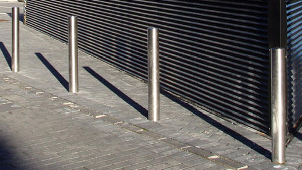 Nieuw! Parkeerpalen rvs316 1 rvs afzetpalen rvs afzetpalen inbetonneerbaar h 1