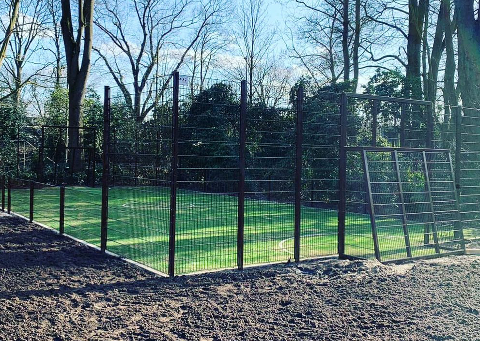 Pannakooi Premium beste koop 5 voetbalkooi met Kunstgras Eigen gekozen formaat 0