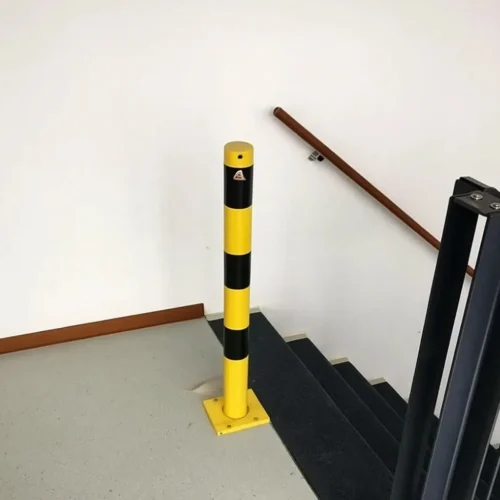 Schuifbare afzetpalen met vloerplaat