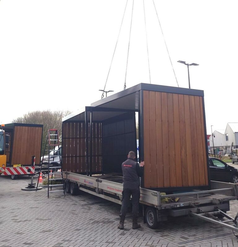 lossen-afsluitbare-fietsenstalling-bij-klant