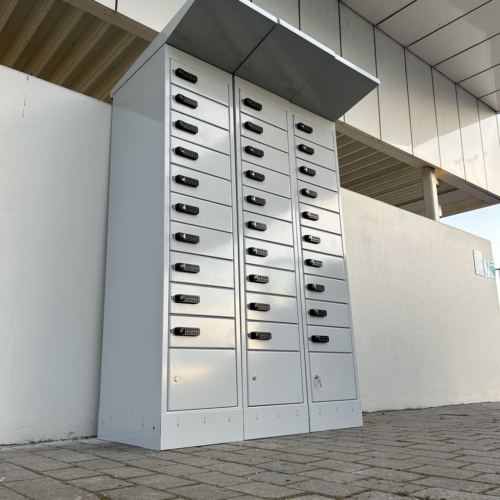 E-Bike Accu Laadlocker Core 9 E-bike laadpunt met lockers Core voor buiten en openbare ruimtes