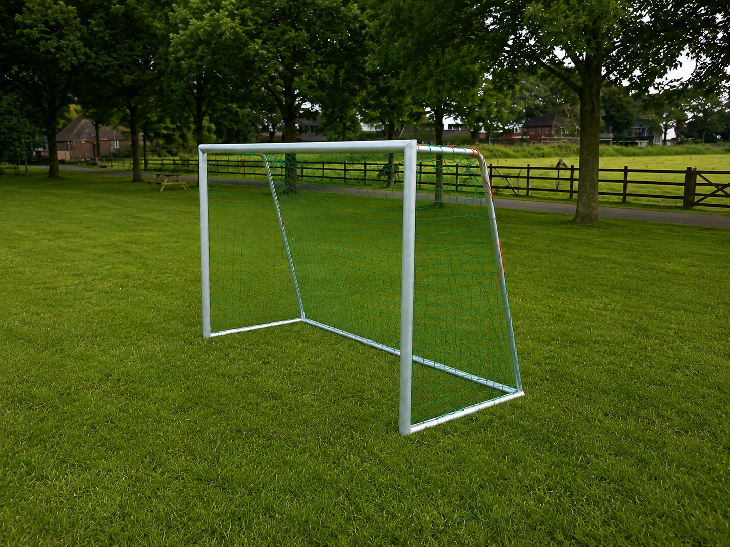 Jeugd voetbaldoel JVD140 13 Aluminium voetbaldoel JVD130 doorlopend met netbeugel 3x2 meter