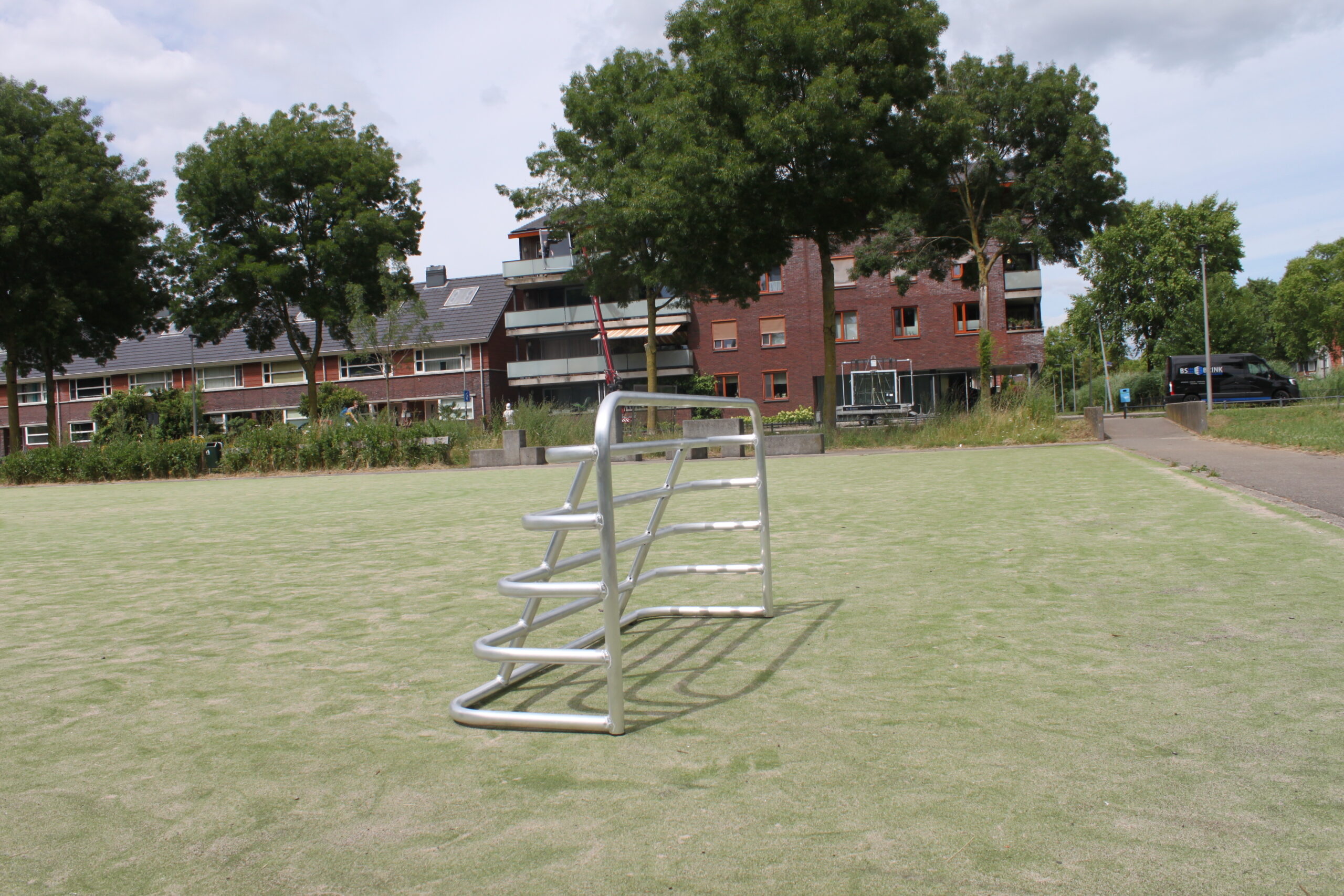 Voetbaldoeltjes Tube aluminium (1.5 x 0.75 m) 21 Aluminium trainingsdoel 150 x 75 cm voor voetbaltraining