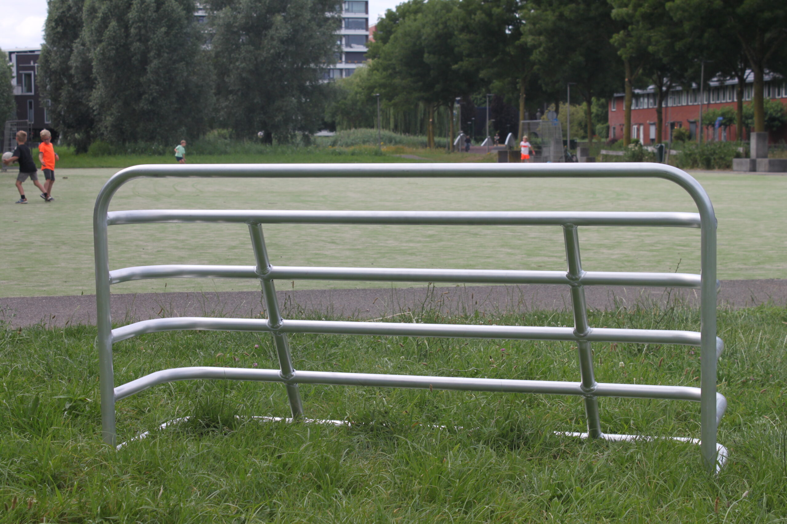 Voetbaldoeltjes Tube aluminium (1.5 x 0.75 m) 20 Klein aluminium voetbaldoel 150 x 75 cm