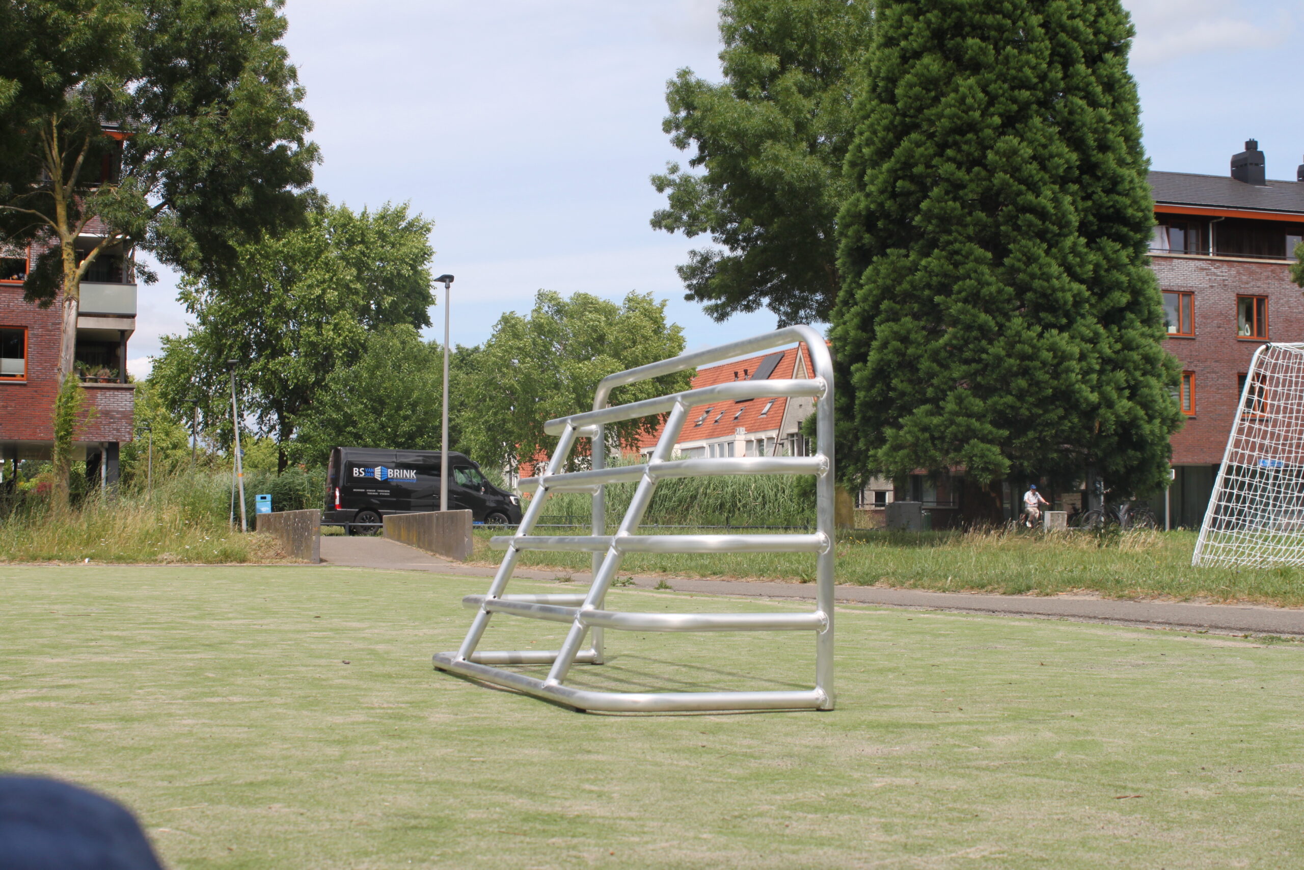 Voetbaldoeltjes Tube aluminium (1.5 x 0.75 m) 16 Trainingsdoel voetbal aluminium 150 x 75 cm