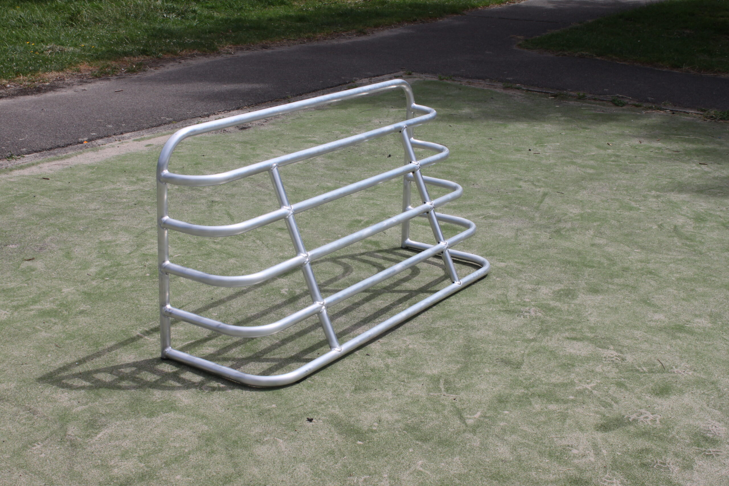 Voetbaldoeltjes Tube aluminium (1.5 x 0.75 m) 15 Verplaatsbaar aluminium trainingsdoel 150 x 75 cm