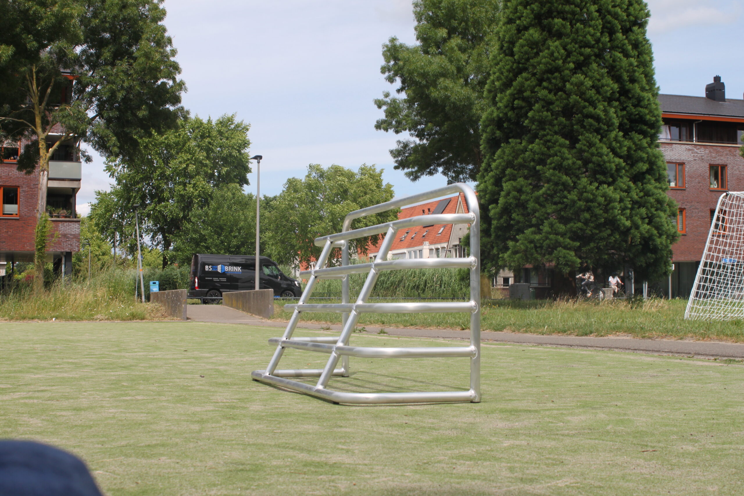 Voetbaldoeltjes Tube aluminium (1.5 x 0.75 m) 11 Aluminium voetbaldoel voor voetbaltraining 150 x 75 cm
