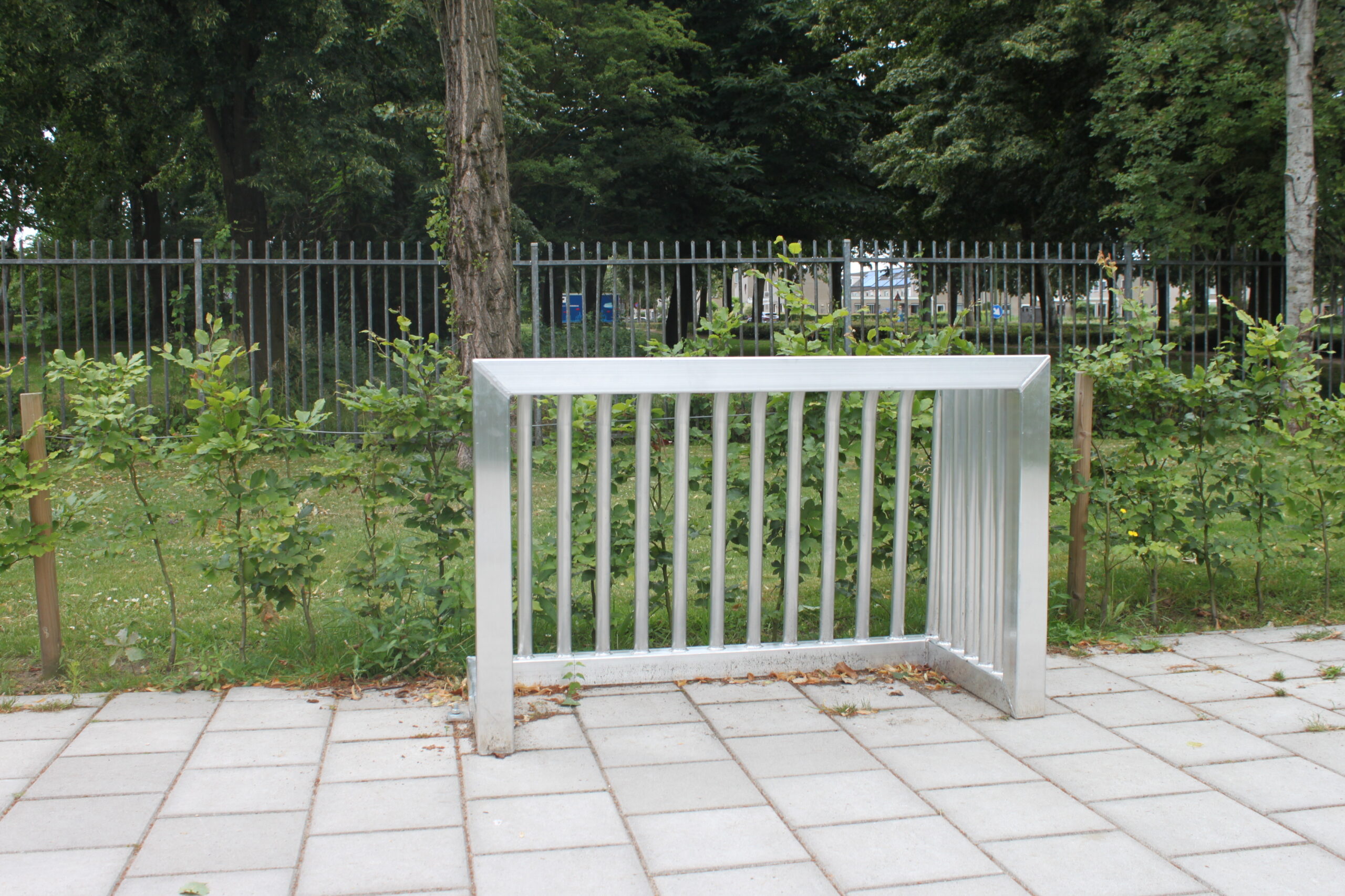 Antivandalisme doel 1.2 x 0.8m 3 Antivandalisme doel 1,2 × 0,8 meter van aluminium voor openbare ruimte