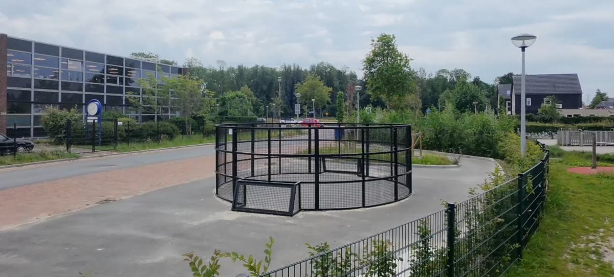 Een rondje Groningen: drie nieuwe projecten vanuit de lucht bekeken 1 Ronde Pannakooi Match geplaatst in Appingedam voor Gemeente Eemsdelta