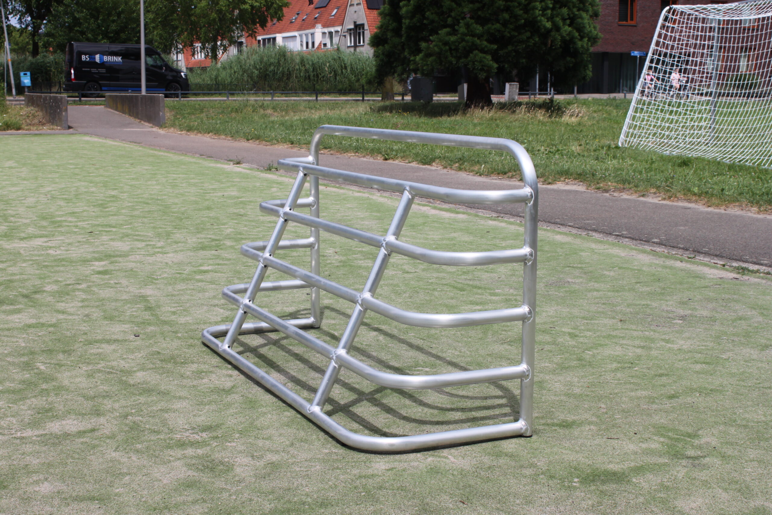 Voetbaldoeltjes Tube aluminium (1.5 x 0.75 m) 10 Aluminium voetbaldoel voor voetbaltraining 150 x 75 cm