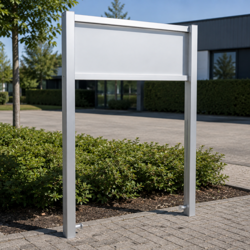 Aluminium frame voor informatiebord buiten 5x10 Premium