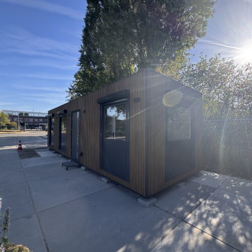 Kantoorunit 10 x 3 meter – luxe geïsoleerde kantoorcontainer 30 m² 30 Kantoorunit 10x3 meter als permanente buitenwerkplek