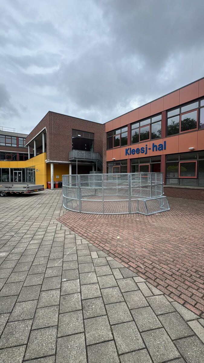 Ronde pannakooi Match D6M op maat geleverd in Sittard 4 Ronde verzinkte pannakooi Match D6M met 180 cm hoge wanden in Sittard