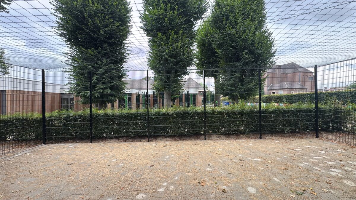 Maatwerk pannakooi van 12 x 7 meter geleverd in Urmond 4 Pannakooi op maat in RAL 9005 zwart geleverd voor een project in Urmond