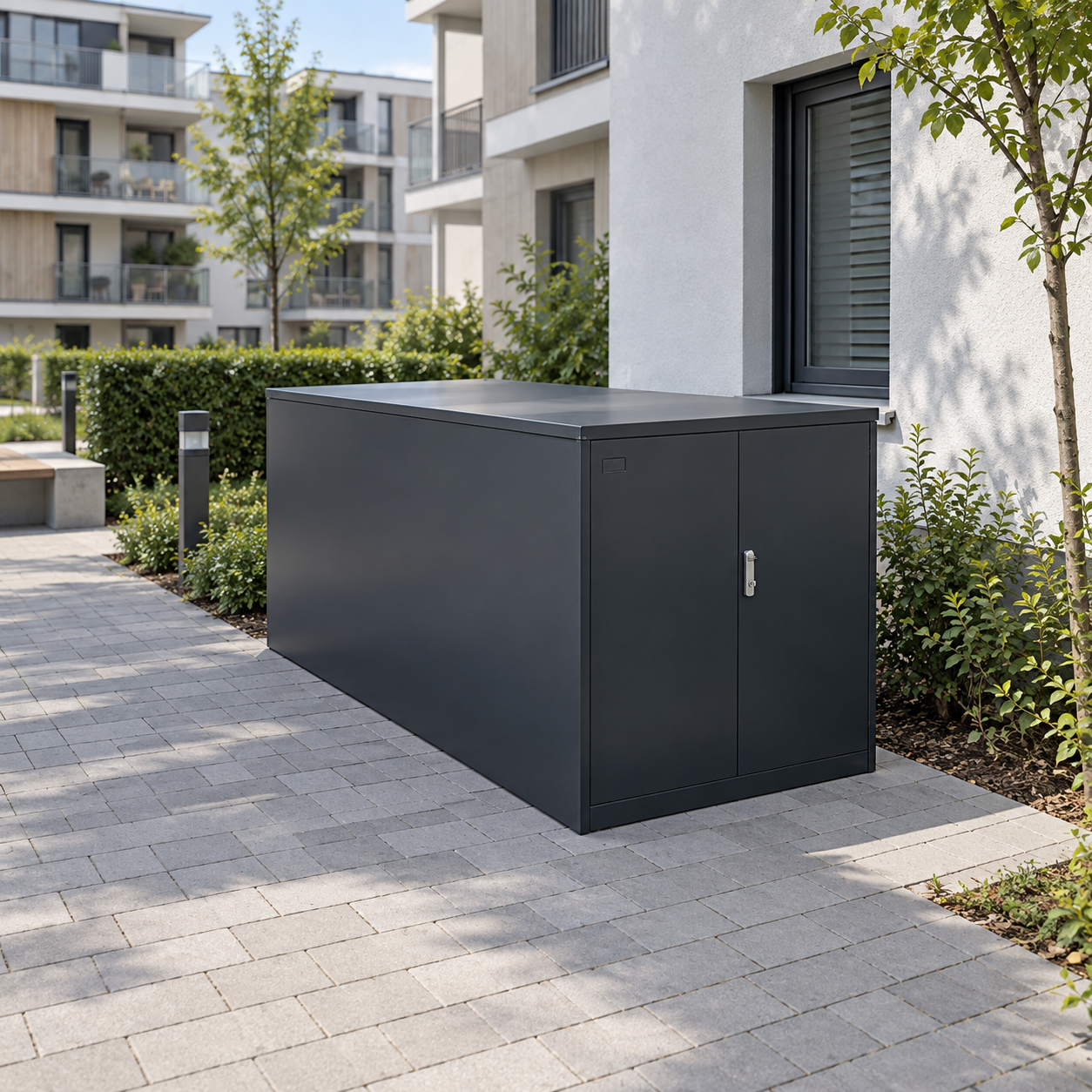 Fietsbox Container XL voor bakfietsen en e-bikes