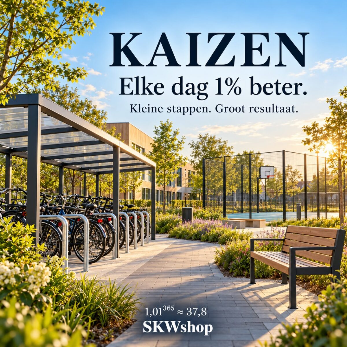 Elke dag een beetje beter: Kaizen bij SKWshop 1 Kaizen bij SKWshop – continu verbeteren van kennis, service en oplossingen voor de buitenruimte